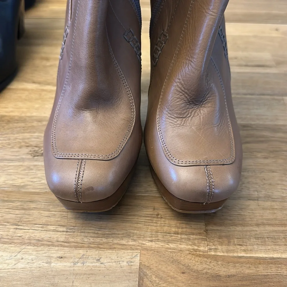 CALVIN KLEIN Brenna Calf heeled  boots
